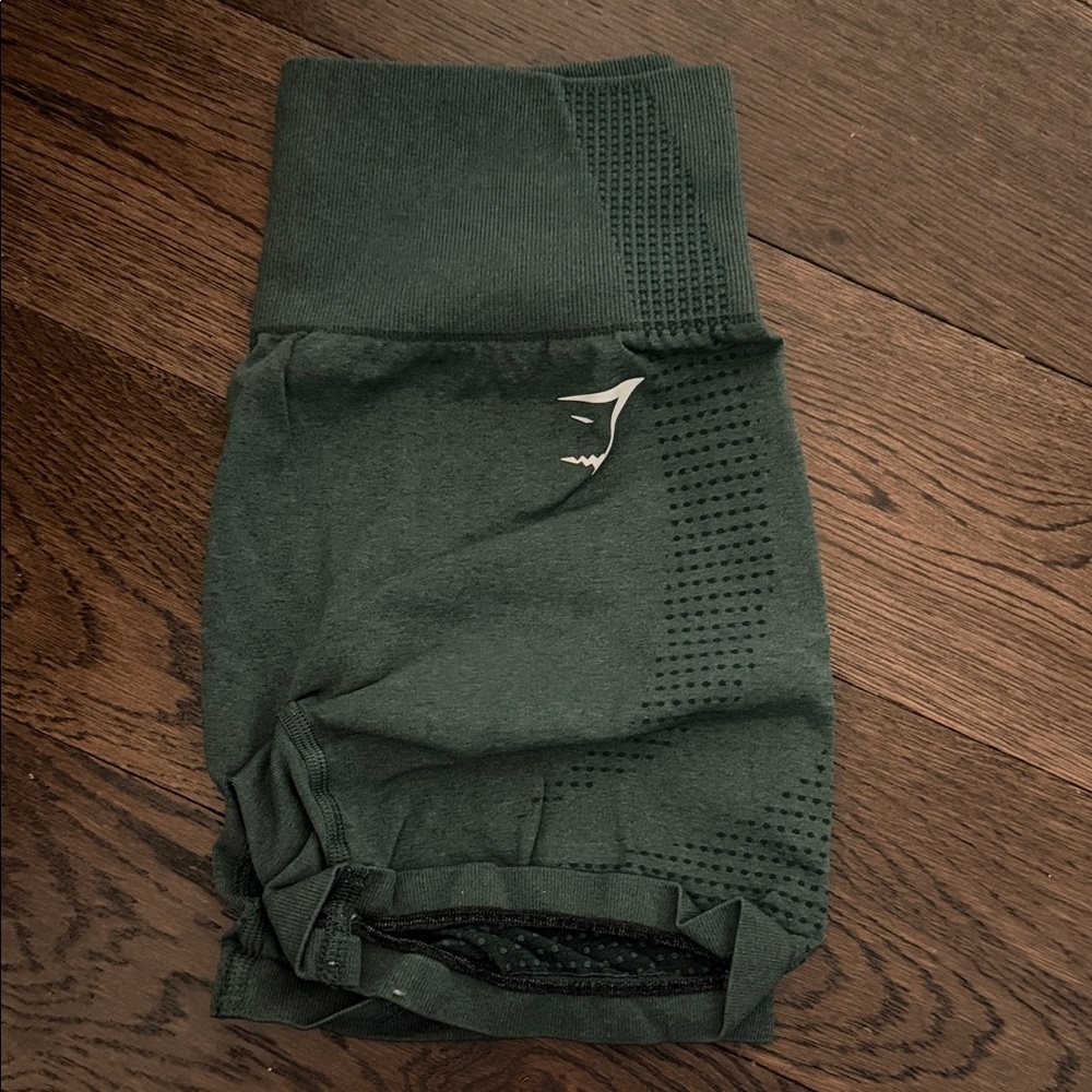 Gymshark Dark Green Seamless Shorts
